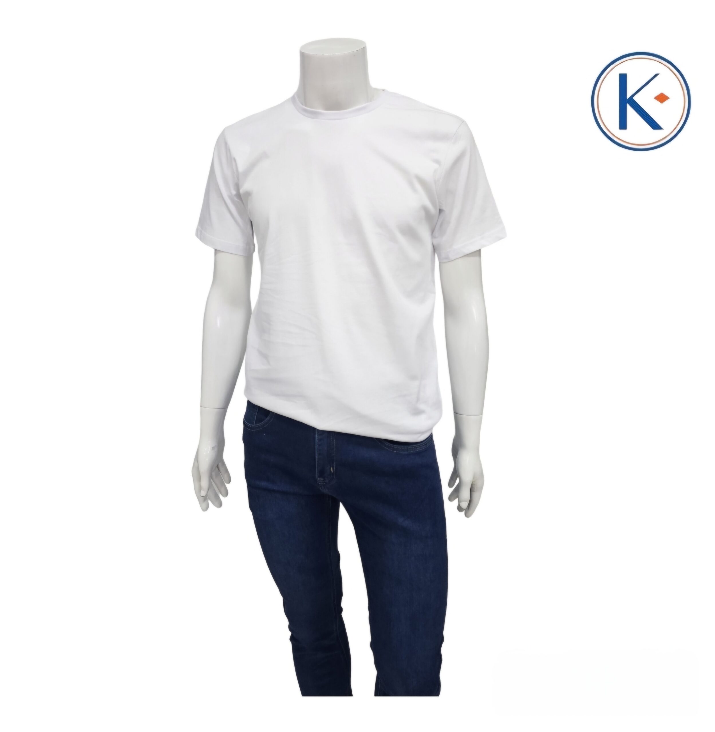Camiseta Básica de Manga Corta para Hombre en Algodón - Disponible en Negro y Blanco