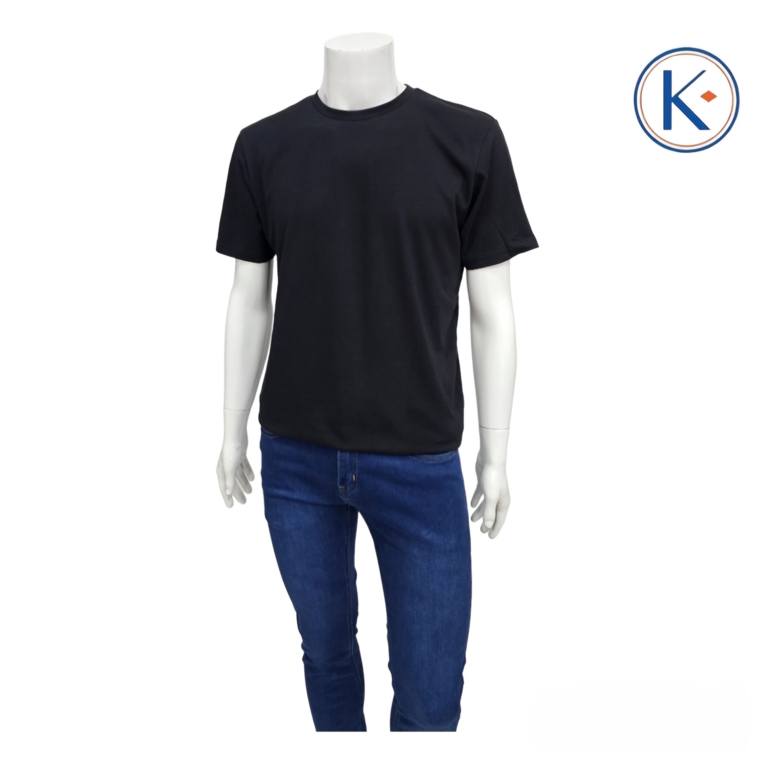 Camiseta Básica de Manga Corta para Hombre en Algodón - Disponible en Negro y Blanco