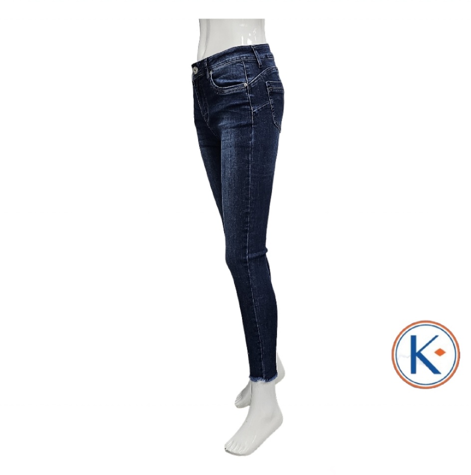 Vaquero azul push up para mujer pitillo