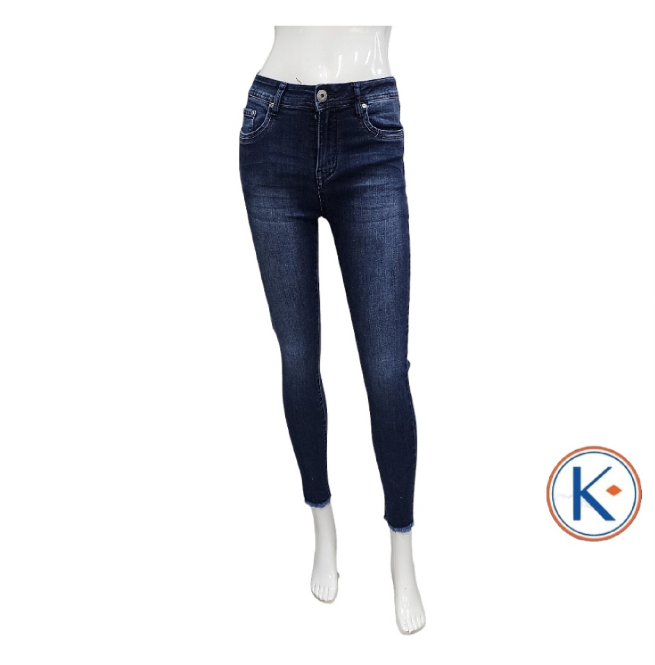 Vaquero azul push up para mujer pitillo