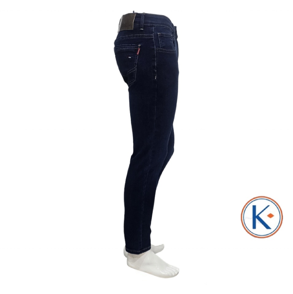 Vaquero elástico azul oscuro para hombre