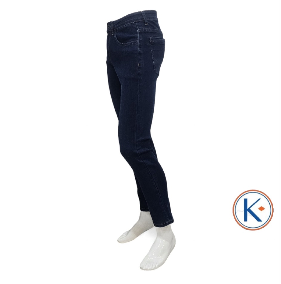 Vaquero elástico azul oscuro para hombre