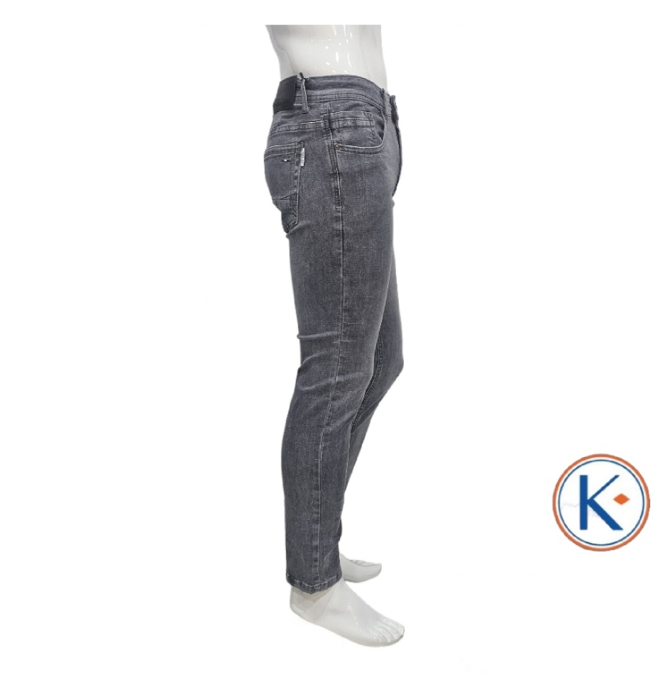Vaquero elástico gris medio para hombre