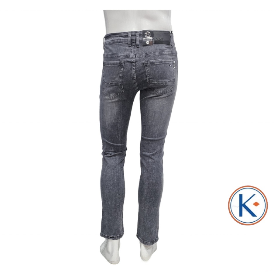 Vaquero elástico gris medio para hombre