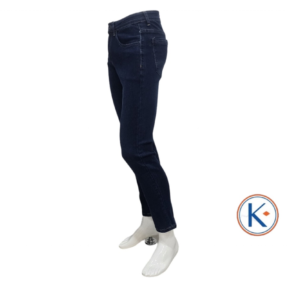 Vaquero elástico denim oscuro para hombre