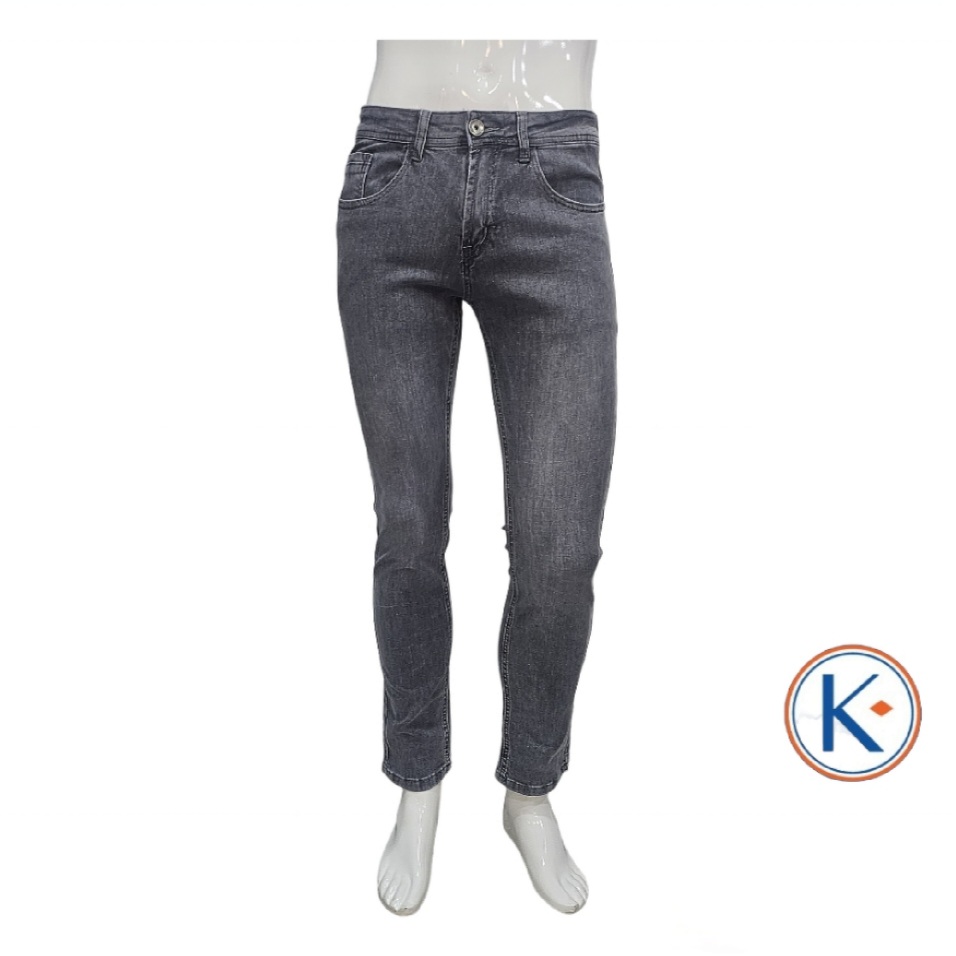 Vaquero elástico gris medio para hombre