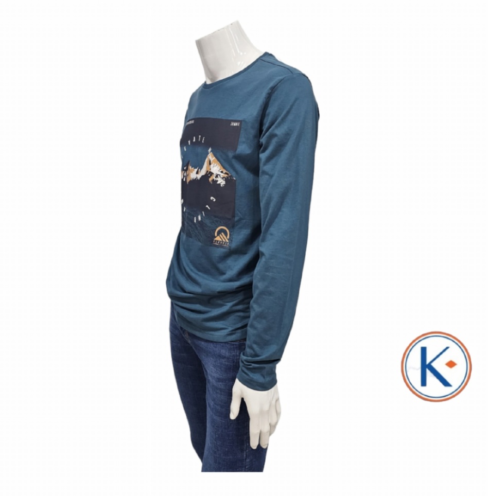 Camiseta manga larga montañas hombre Losan
