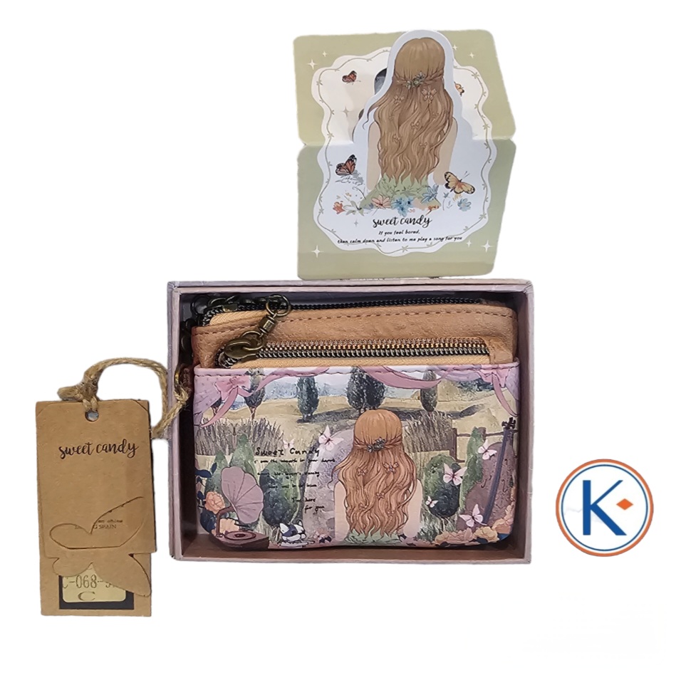 Monedero Sweet Candy 3 cremalleras