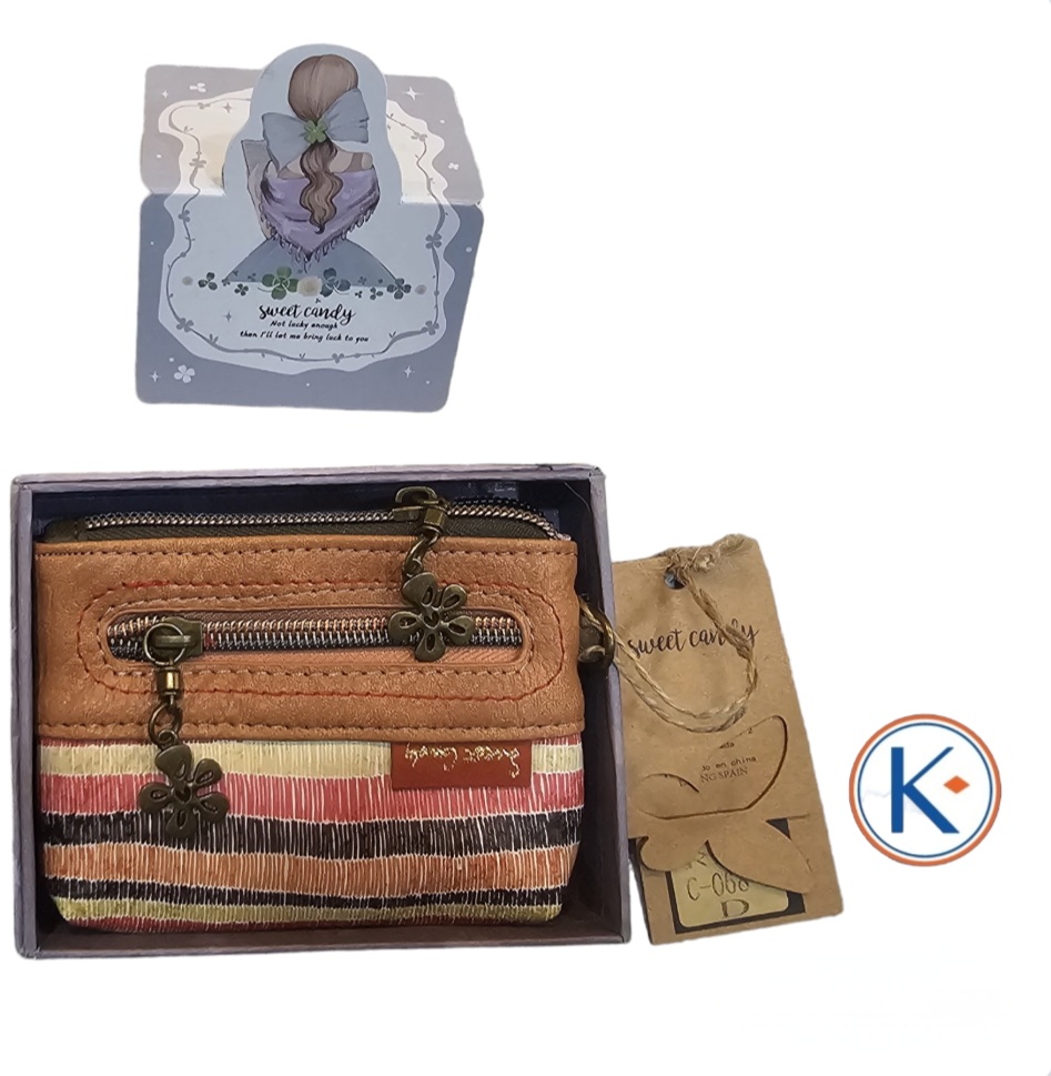 Monedero Sweet Candy 3 cremalleras