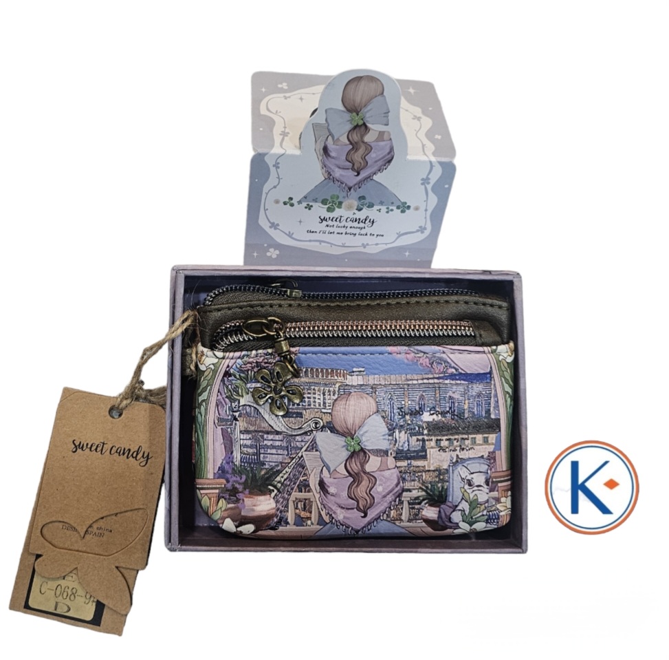 Monedero Sweet Candy 3 cremalleras