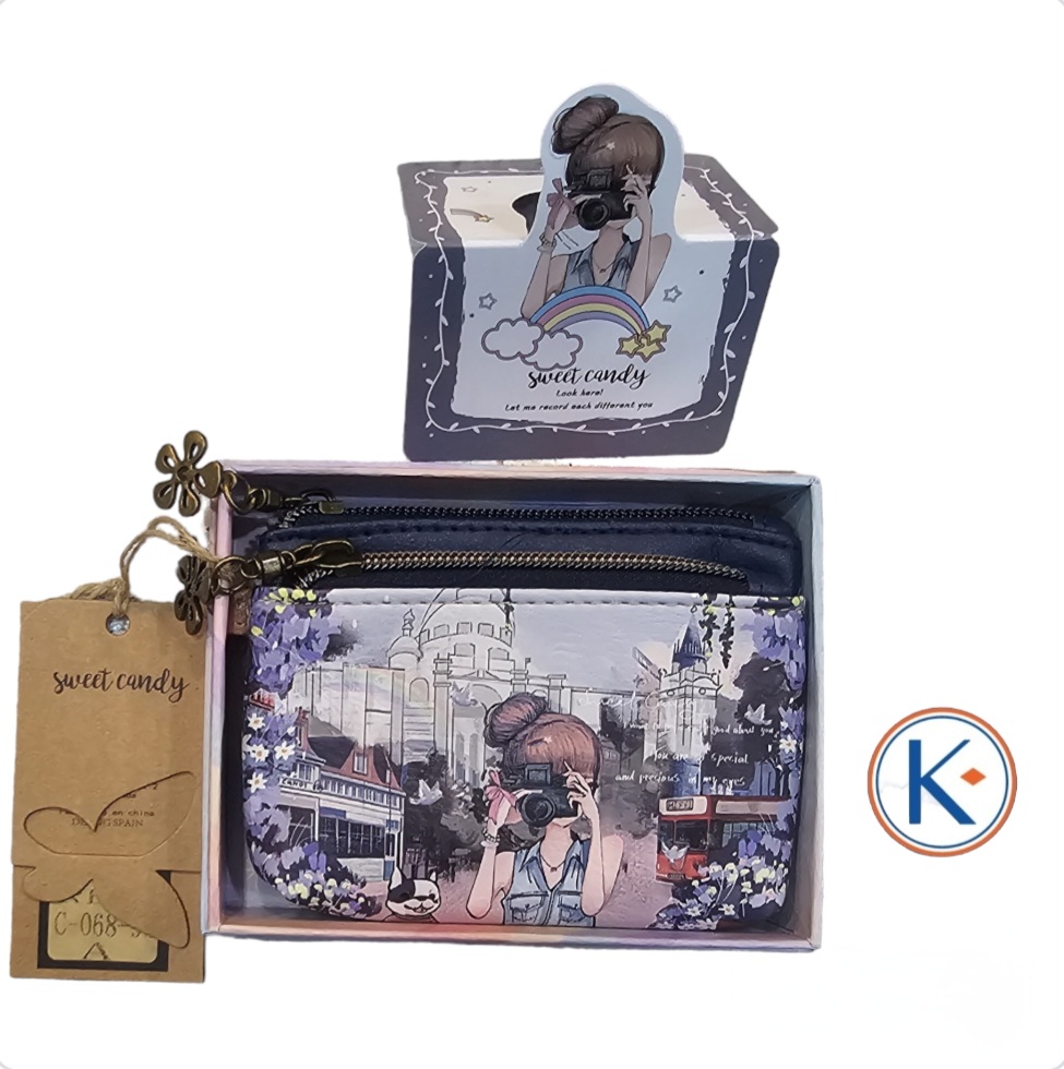 Monedero Sweet Candy 3 cremalleras