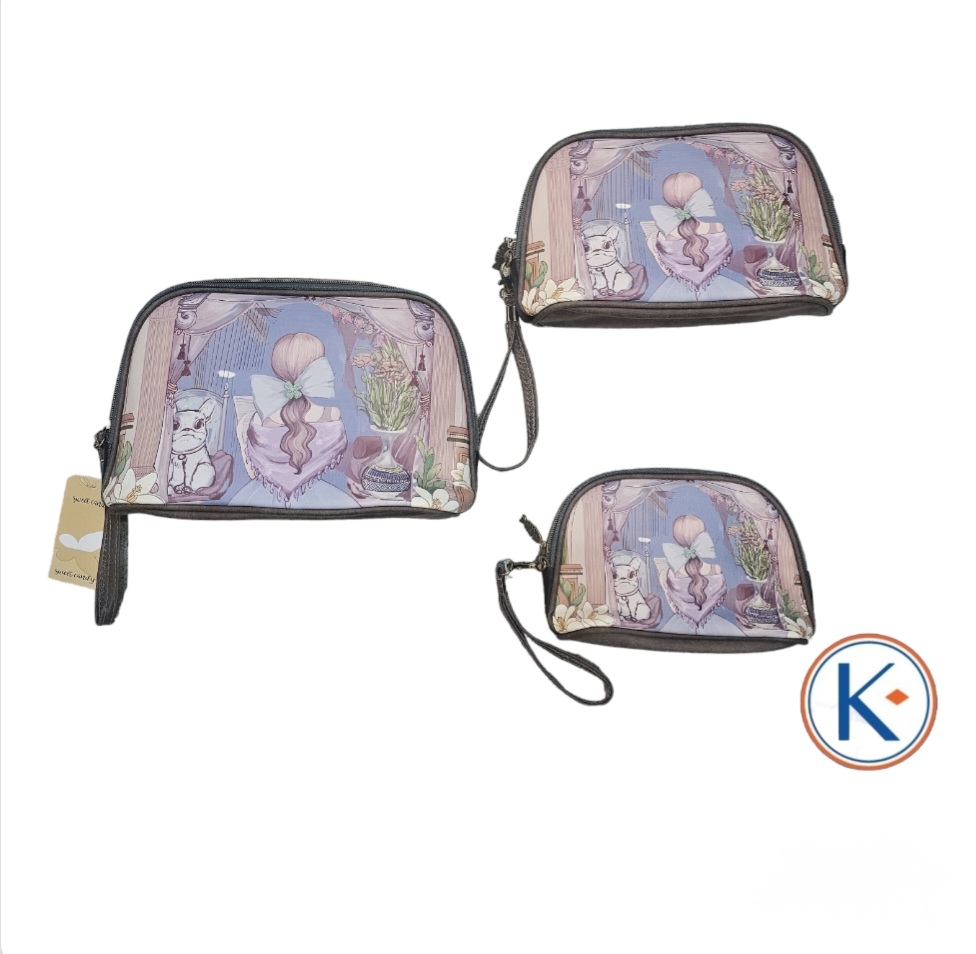 Pack 3 Neceser billetero de Sweet & Candy