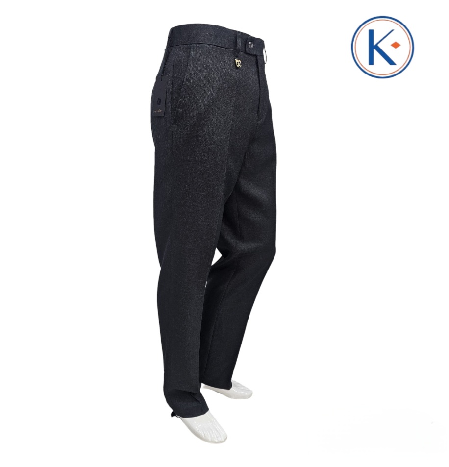 Pantalón de Vestir talla grande para Hombre con una pinza