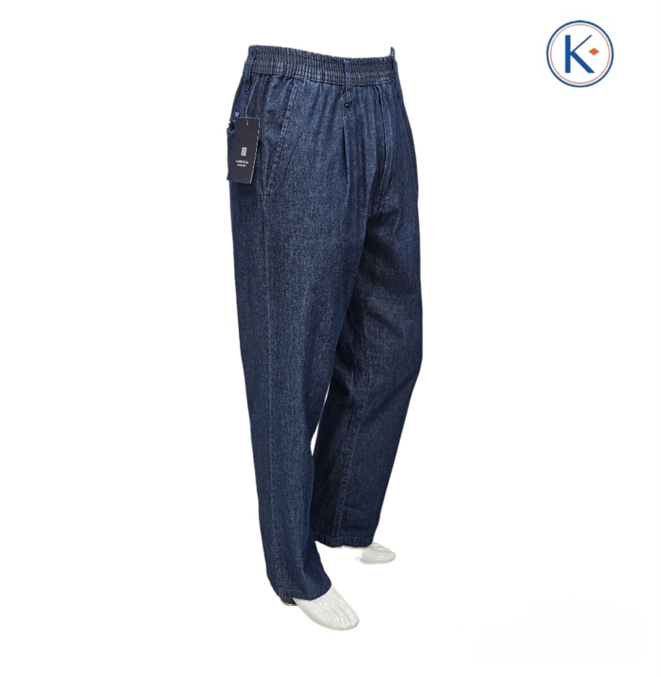Pantalón vestir clásico vaquero hombre con goma