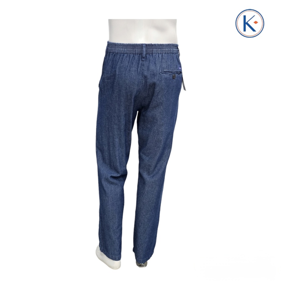 Pantalón vestir clásico vaquero hombre con goma