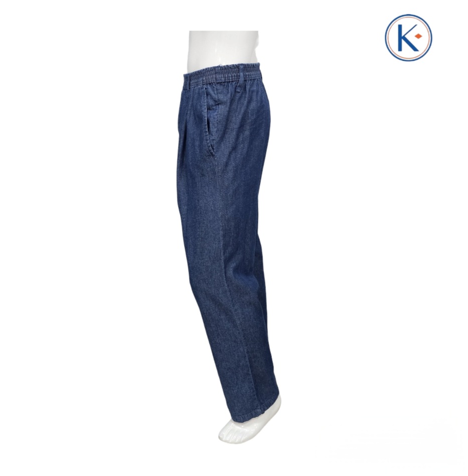 Pantalón vestir clásico vaquero hombre con goma