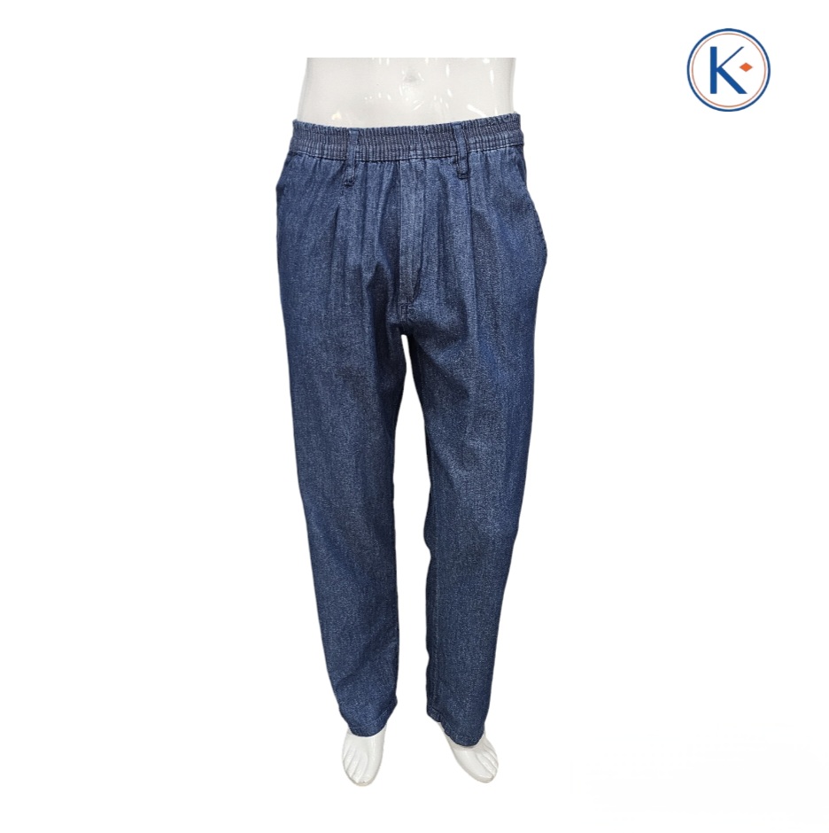 Pantalón vestir clásico vaquero hombre con goma