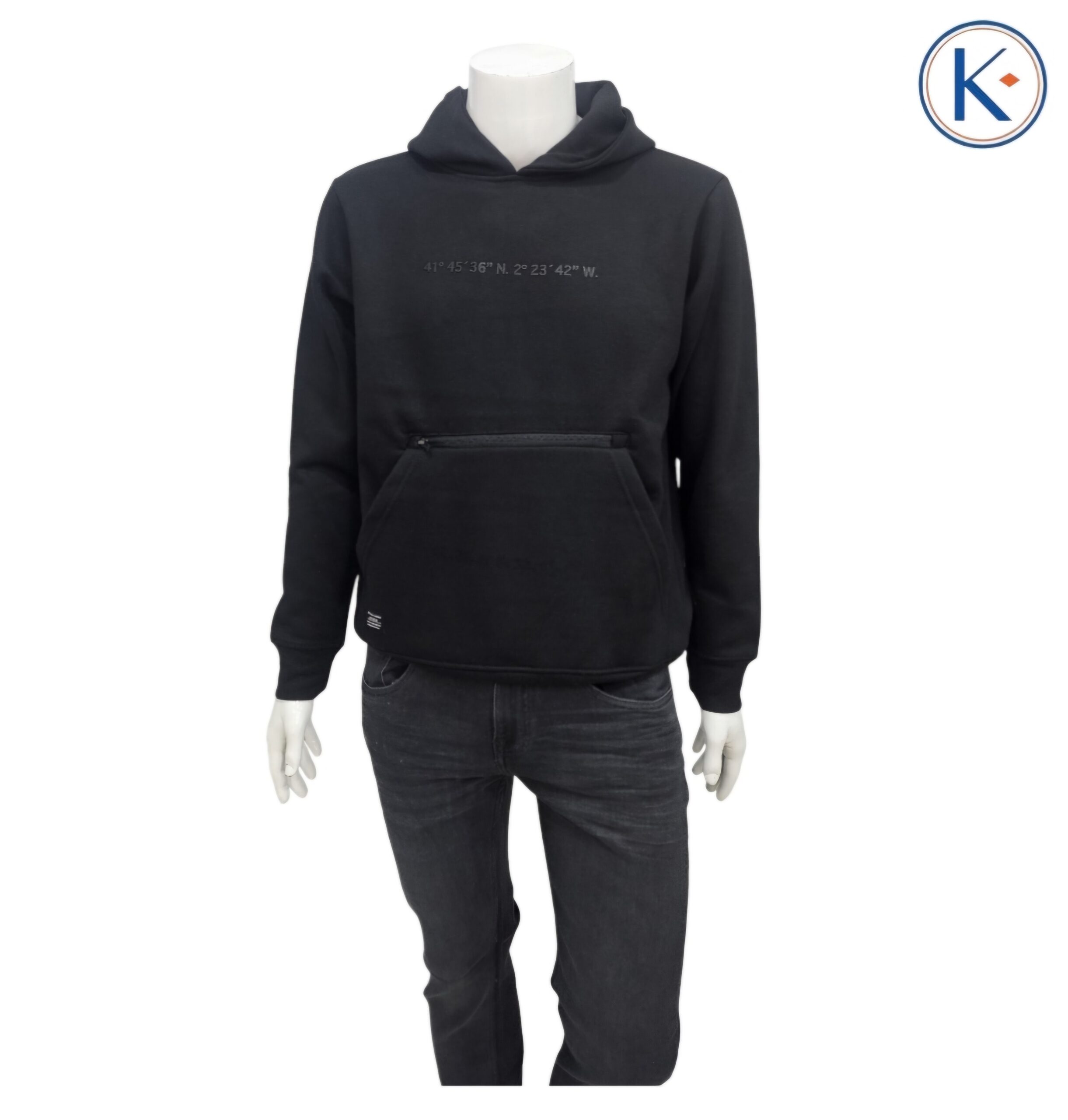 Sudadera tipo canguro con capucha para chico