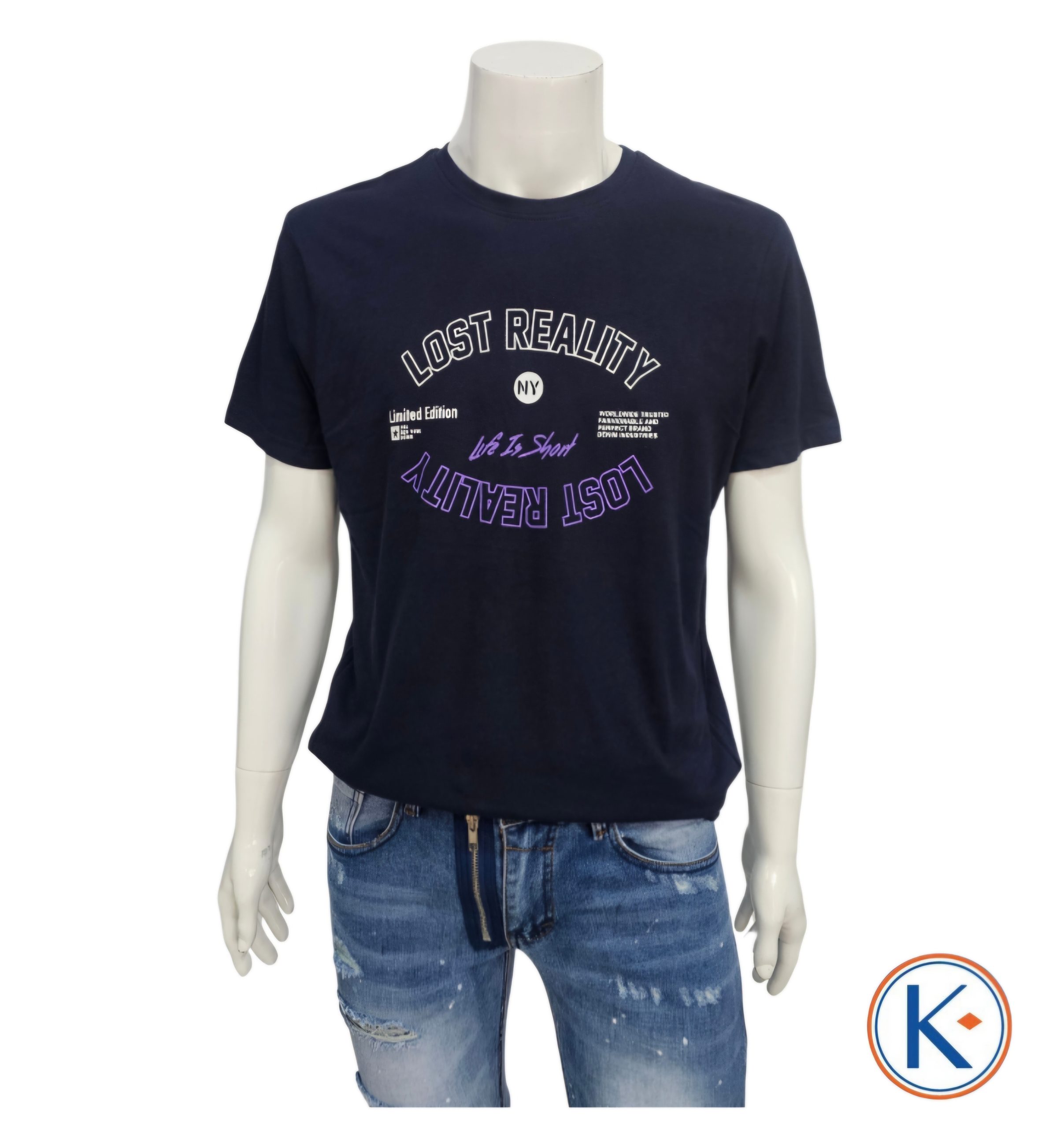 Camiseta de Algodón para Hombre "Lost Reality" — Comodidad y Estilo que Inspiran