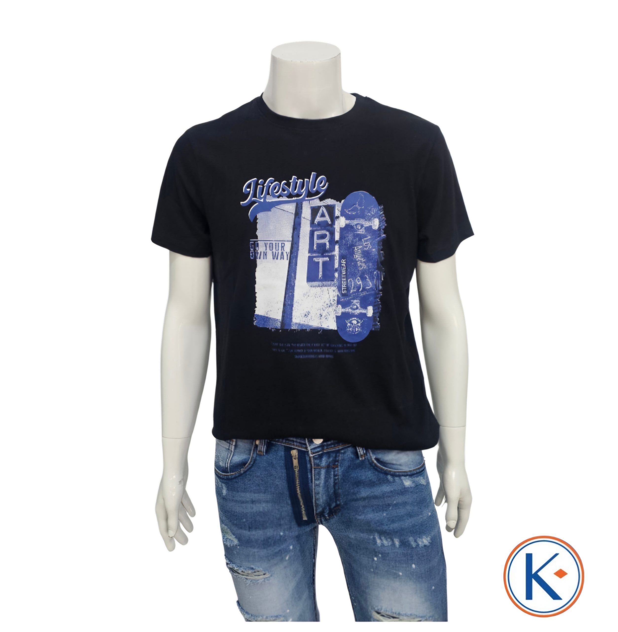 Camiseta de Algodón para Hombre "Lifestyle"