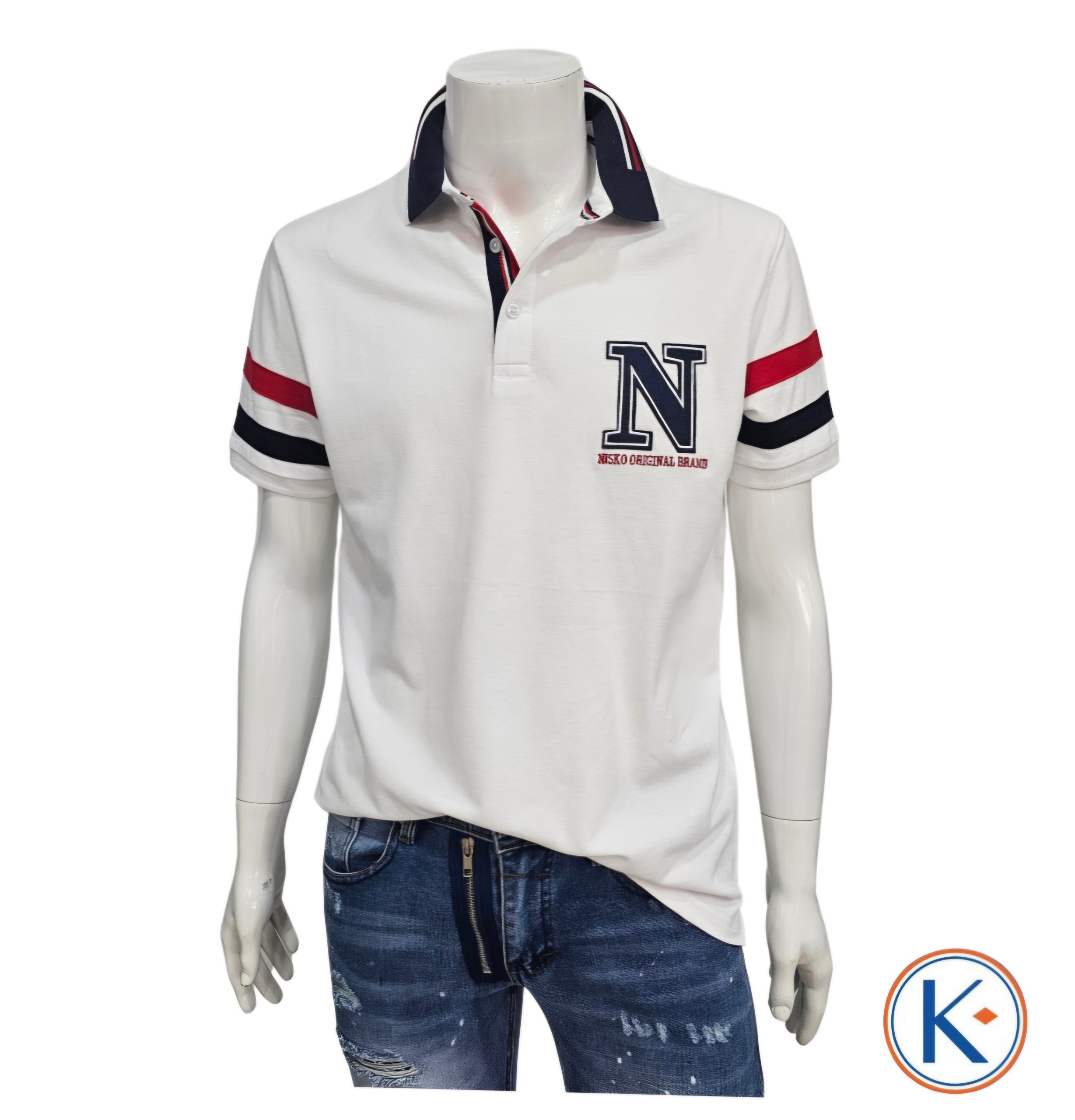 Polo Granito Nisko para Hombre sin Bolsillo