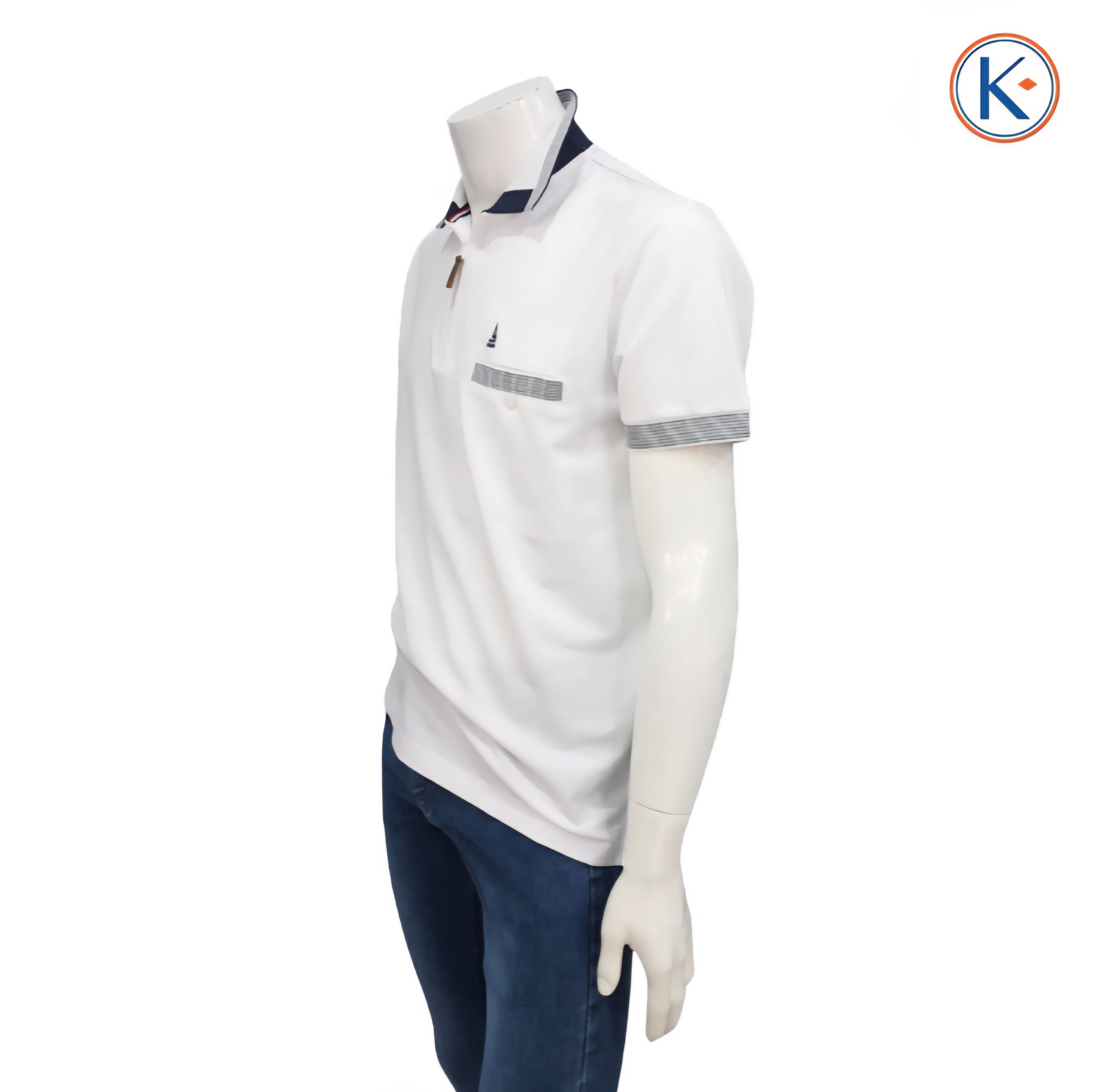 Polo granito Nisko hombre con cremallera
