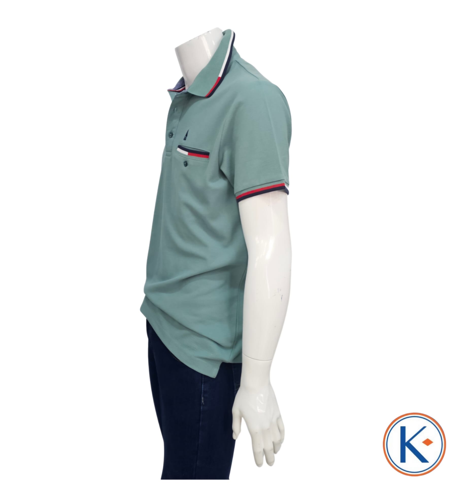Polo Granito Nisko para Hombre con Bolsillo