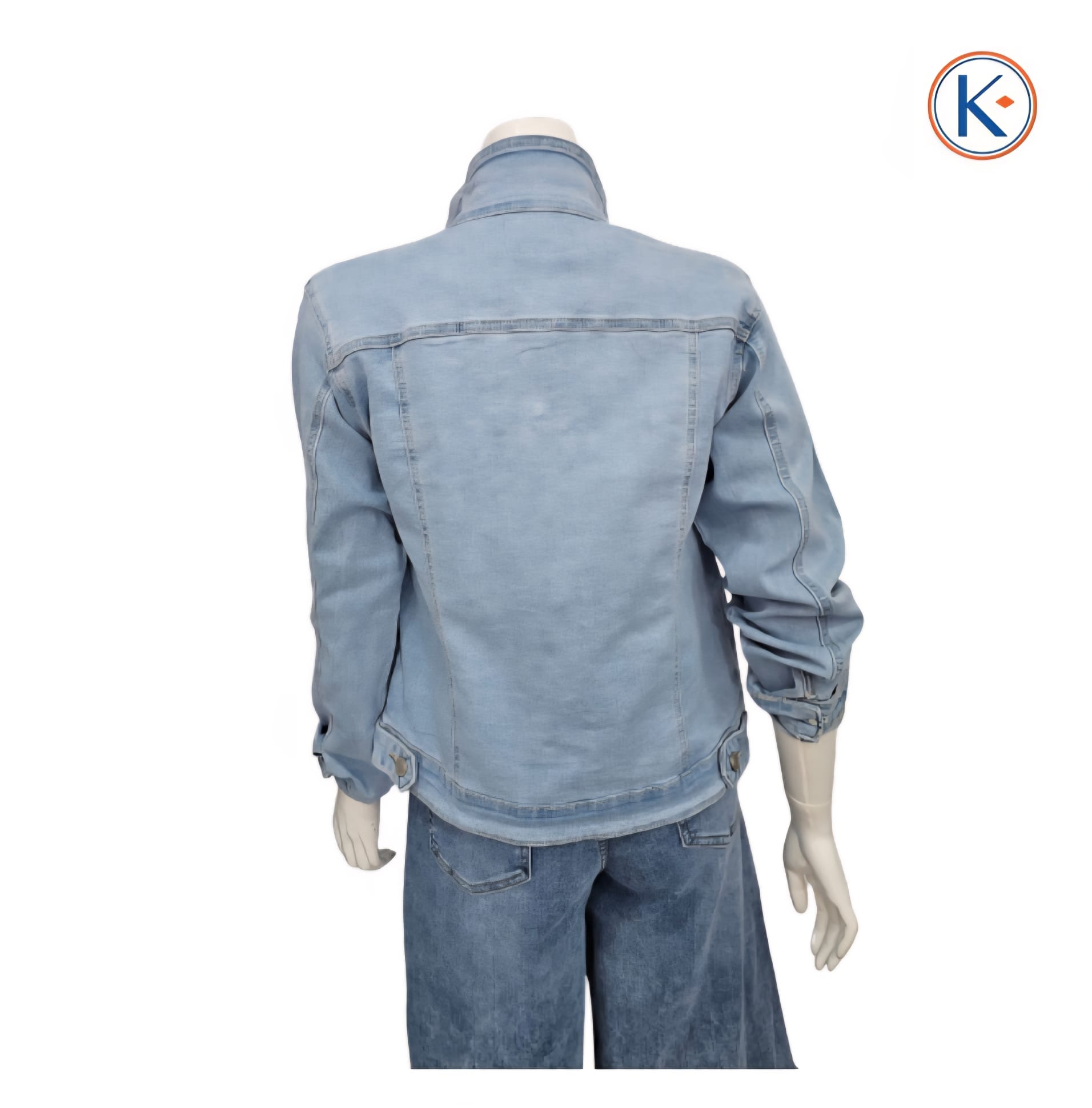 Cazadora vaquera mujer denim claro